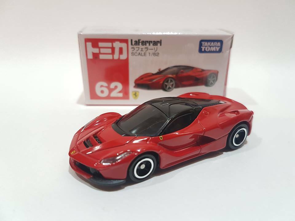 イタリア製フェラーリ オフィシャル トランプ Ferrari Tomica No.62 FERRARI LaFerrariI 1/62  | eBay