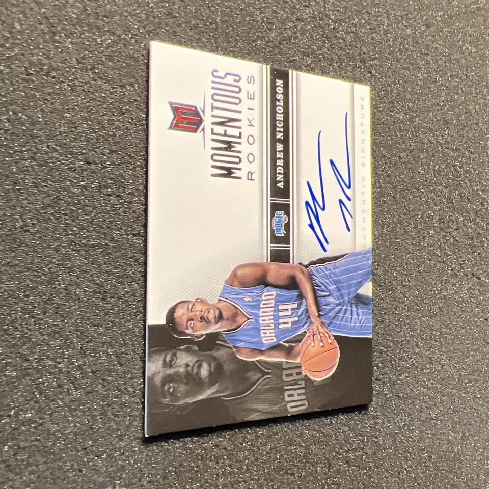 2012-13 Momentum ANDREW NICHOLSON #28 Momentous Rookies AUTO - ORLANDO MAGIC - Image 2 of 4