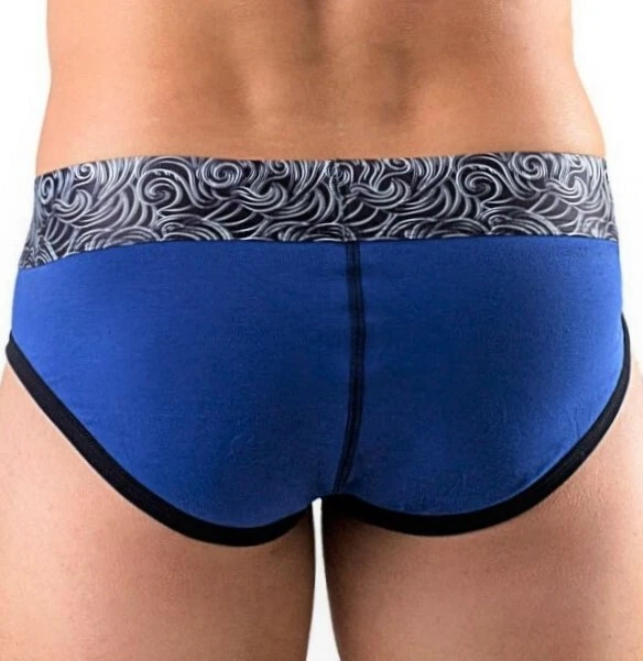 Cuecas masculinas GERONIMO 1751s2 turquesa ou azul: P, M, grande e X-Grande - Imagem 4 de 4