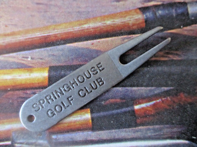 vtg - SPRINGHOUSE GOLF CLUB gc - Golf Ball Divot Tool - Nashville TN