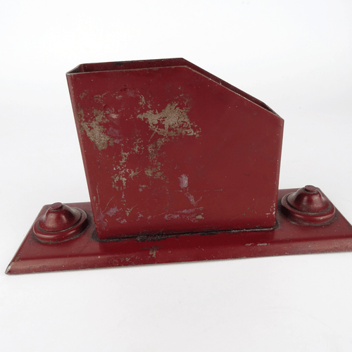 Pen Note Holder Desk Organizer, Industrial Pen Holder Bauhaus 1920-1930 - Picture 9 of 9