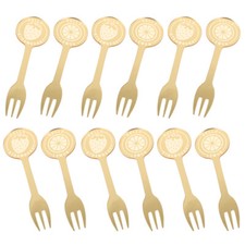 12pcs Fruit Forks Snack Forks Cocktail Acrylic Forks