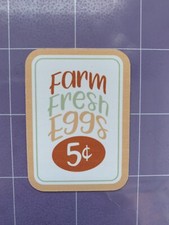 stickers decals sticker decal Farm Fresh Eggs