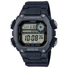 Casio DW291HX-1AV, World Time Watch, 200 Meter WR, 10 Year Battery, Alarm, Date