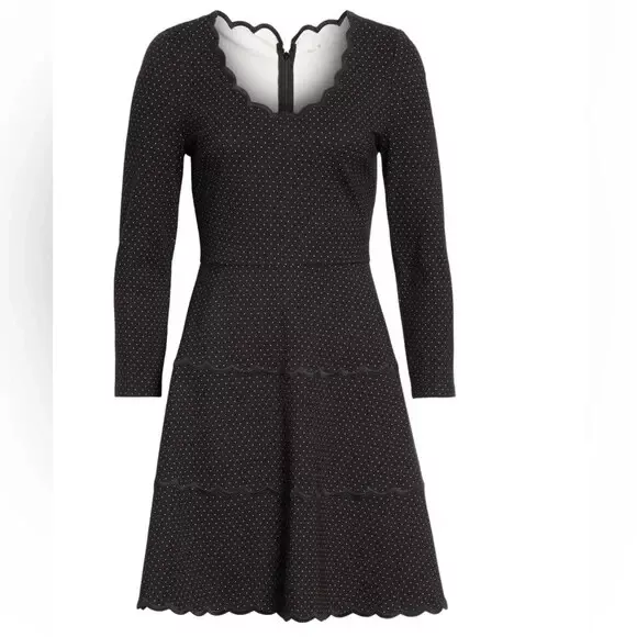 Kate spade scallop ponte clearance dress