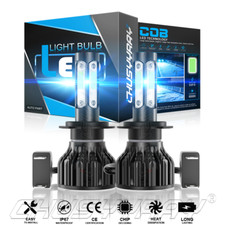 Led Headlight Hid Hilow Beam Bulbs H7 8000k For Mercedes-benz Glk350 2010-2015
