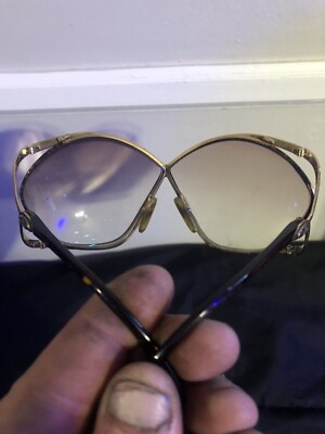 Vintage Christian Dior Butterfly Sunglasses w/Gold Frames 2056 40
