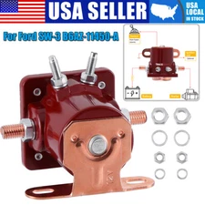 New 12V Heavy Duty Solenoid Relay Red Fits For Ford Starter Car Truck SW3 SNL135