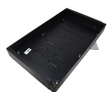 1 Black 21" Deep Expandable Cabinet Organizer Pull Out Sliding Drawer 12"-20"