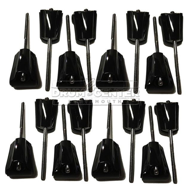 Pearl Bass Drum Claw/tension Rod Set of 16 Black for sale online eBay