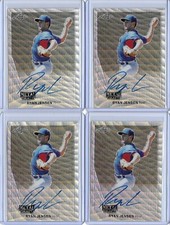 2019 Leaf Metal RYAN JENSEN Throwback Silver Wave Prismatic Auto RC /30 Cubs