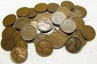 1 ROLL OF 1915 D DENVER LINCOLN WHEAT CENTS FROM PENNY COLLECTION LOT SET COINS
