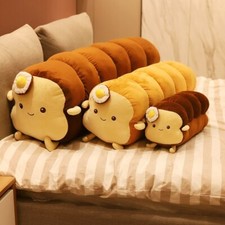 Plush Toys Sliced Bread and Long Bread Cushion Soft Pillow Baby Home Decor Gift