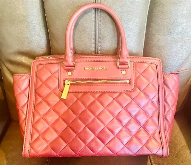 Michael Michael Kors Selma Medium Top Zip Satchel - Pink