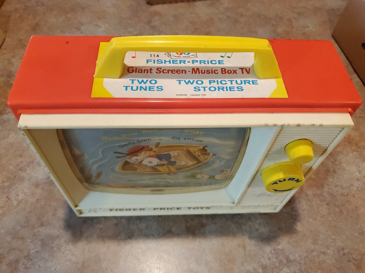 Fisher Price Classic Two Tune TV 1966