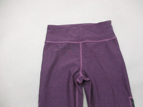 ZELLA Size M(8-10) Girl Burgundy Stretch Pull On High Rise Athletic Leggings 865 - Picture 5 of 9