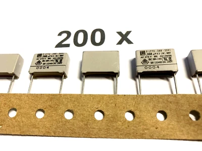 68nF, 0,068uF, 275V~ (310V~), 630V-, X2, MKT, RM15, ROE, F17723682291, 200 Stück - Bild 1 von 3