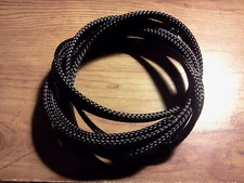 New ICO-FLEX 1/2" polyester mono-filament expandable tubing p/n XPF-1/2 black 5'