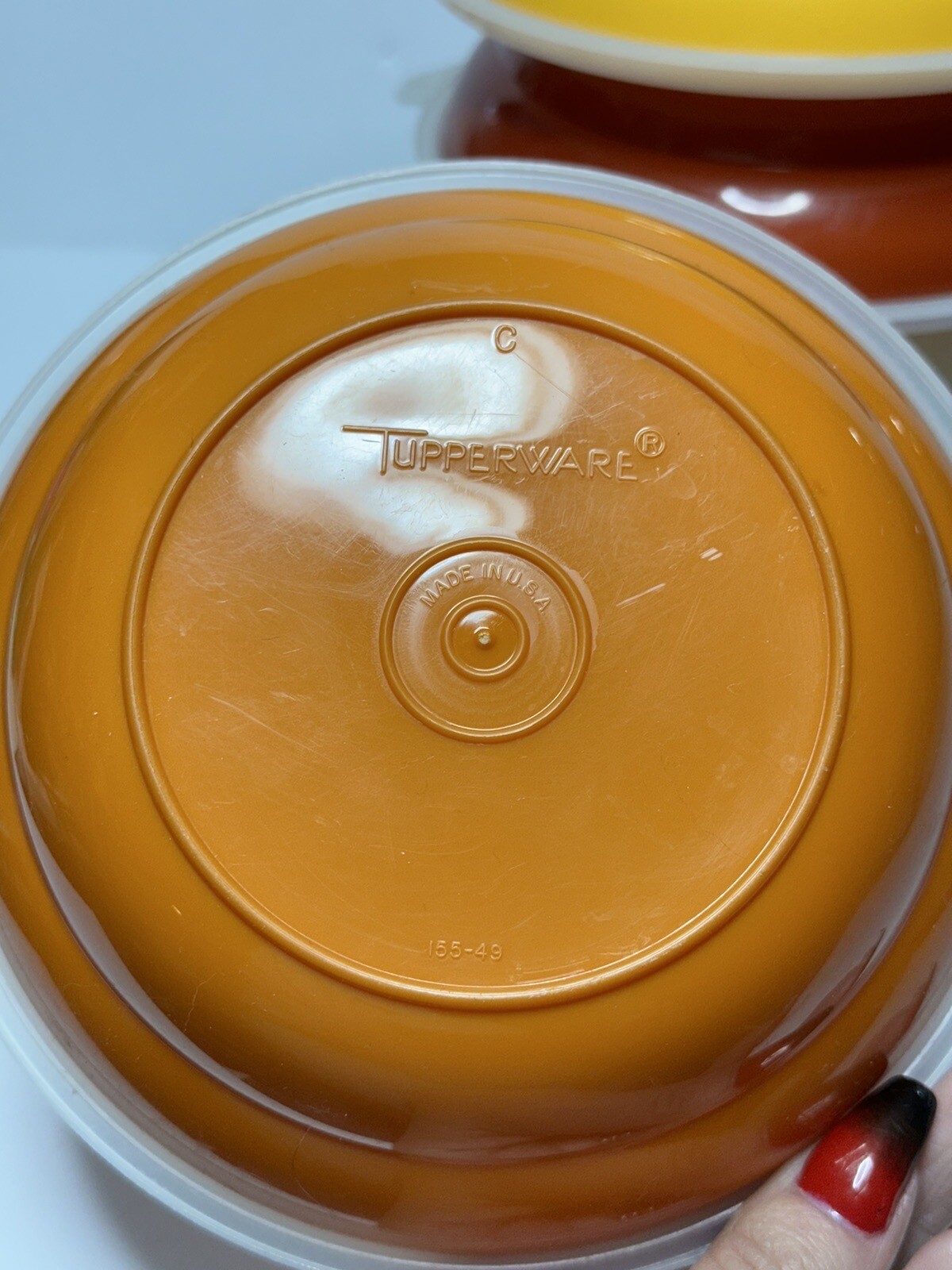 Retro Vintage Tupperware Classic Cereal Bowls 155 w 227 Lids Set Of 5