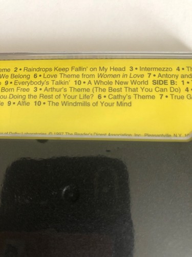 The World's Most Beautiful Melodies Cassette Tape Great Music From the Movies - Picture 6 of 10