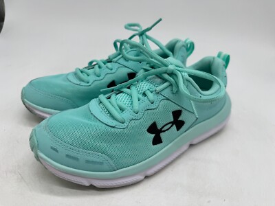 Under Armour Charged Assert 10 Athletic Shoes Women's Teal Green Lace Up -  9