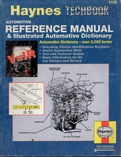 Haynes TECHBOOK Automotive Reference Manual & Illustrated Dictionary MN303
