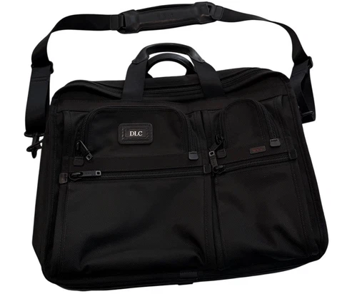 Expandable Organizer TUMI “DLC” Computer Laptop Brief Case Bag Black