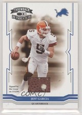 2005 Donruss Throwback Threads Footballs 208/275 Jeff Garcia #33 zk7