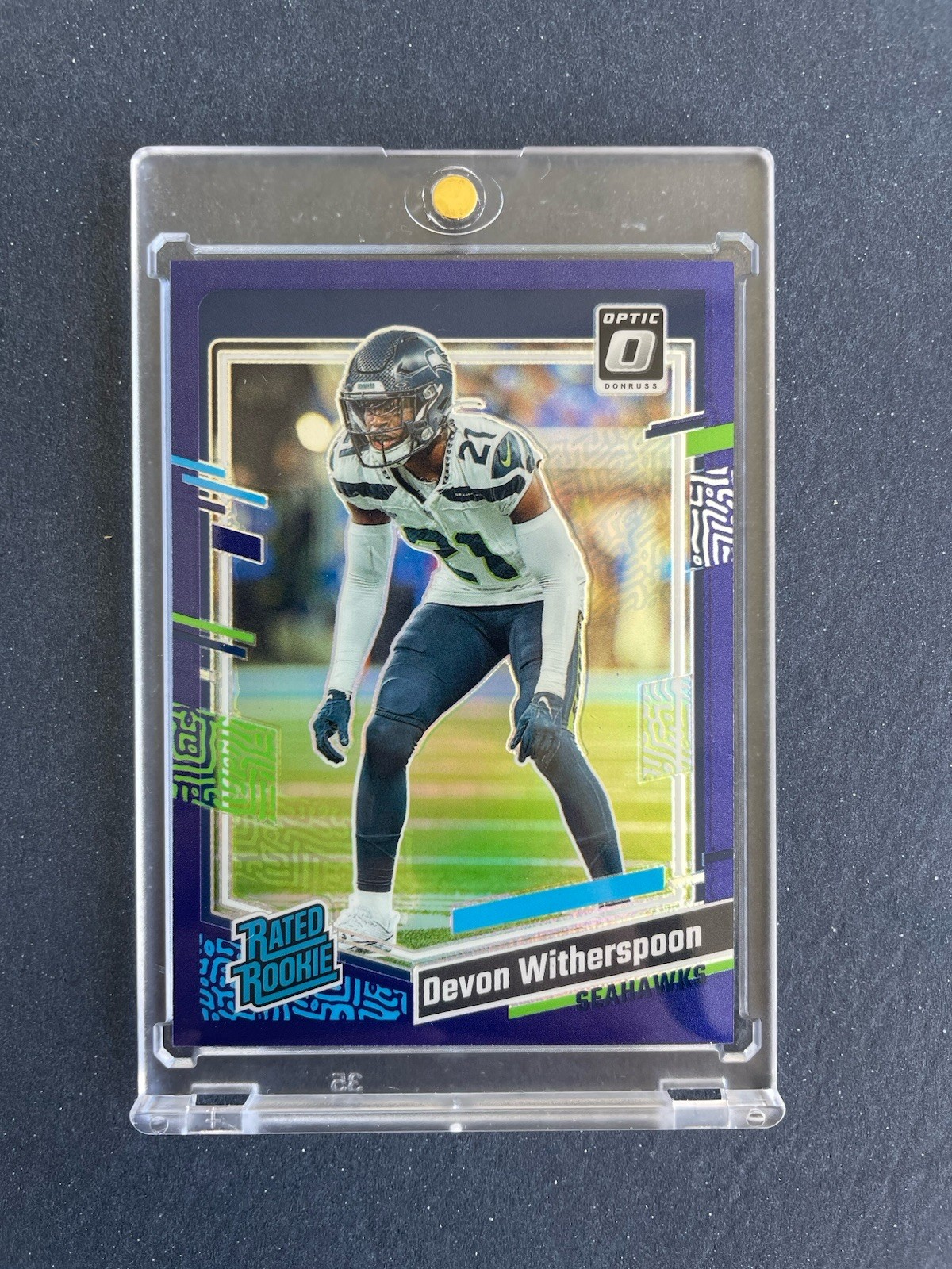 2023 Panini Donruss Optic Devon Witherspoon #292 Rated Rookie Purple 26/50