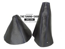 Schaltsack & Handbremsmanchette Für Mazda MX5 MK3 NC 05-09 Leder Naht Blau