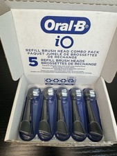 Oral-B iO Ultimate Clean Gentle Care Replacement Black Brush Heads 5 Count