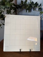 U Brands 14 X 14 Dry Erase Monthly Wall Calendar White Frame Reusable Planner