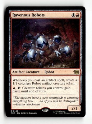 Ravenous Robots Teenage Mutant Ninja Turtles 106 NM pokemon card | eBay Ravenous Robots Teenage Mutant Ninja Turtles 106 NM pokemon card | eBay