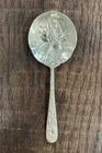 Sterling Silver S. Kirk & Son Repousse Bon Bon Berries Nuts Serving Spoon 5” 30g