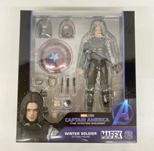 Mafex Winter Soldier With G Project Weapon Kit(figure And Weapon Kit Brand New)