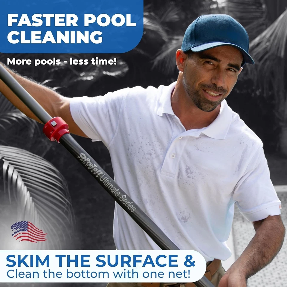 Red de piscina ProTuff 23" con reemplazo ilimitado Foto 4 de 4