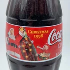 Coca Cola Coke Bottle Christmas Santa Holiday 1998 Vintage 8 Oz New Unopened