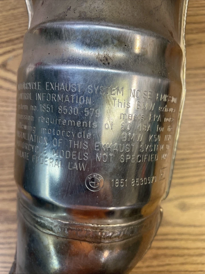 BMW R1200RT 2014 A 2018 COLETOR DE ESCAPE PEÇA # 18518562190 - Imagem 3 de 4