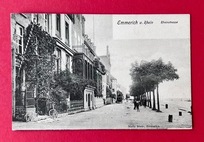 AK EMMERICH am Rhein um 1905 Blick in die Rheinstrasse  ( 173730 - Bild 1 von 2