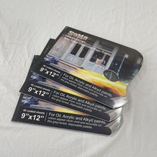 3 Pack SoHo Urban Artist Disposable Paper Palettes - Grey-Toned 40-Sheet
