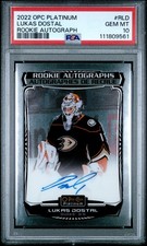 2022 O-PEE-CHEE PLATINUM RC AUTOS #RLD LUKAS DOSTAL PSA 10