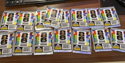 15 Sealed Packs-2026 Panini World Cup Fifa Oranage Amazon