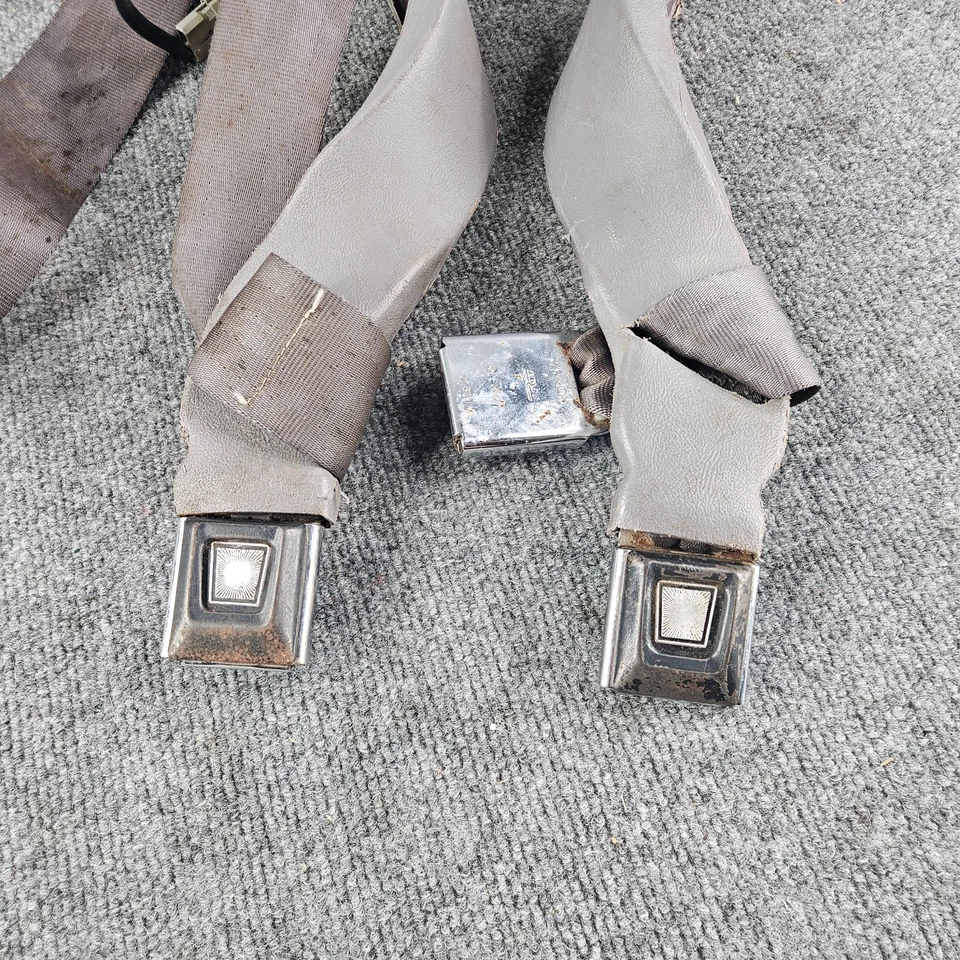 Ford F-150 F-250 1992-1996/Bronco hebillas de cinturón de seguridad delanteras 40/20/40 OEM GRIS Foto 2 de 4