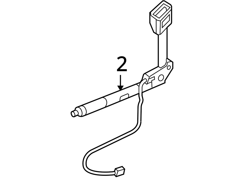 Cinturón de seguridad izquierdo conductor BMW 535i 2008-2010 retractor delantero L4L32 Foto 4 de 4