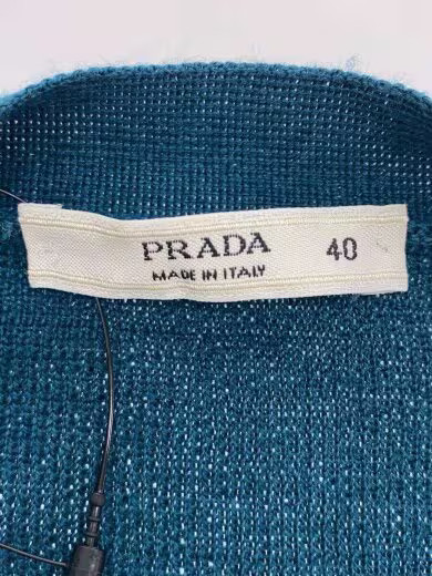 PRADA/Lightweight Cardigan/Size 40/Silk/GRN thumbnail 3