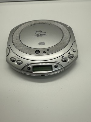 Elta Discman Tragbarer CD-Player grau 