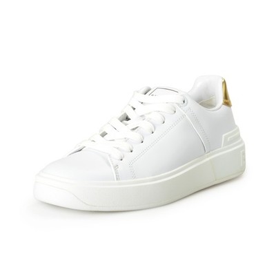 Balmain Women's ''B COURT'' Leather Athletic Sneakers Shoes US 6 EUR 36