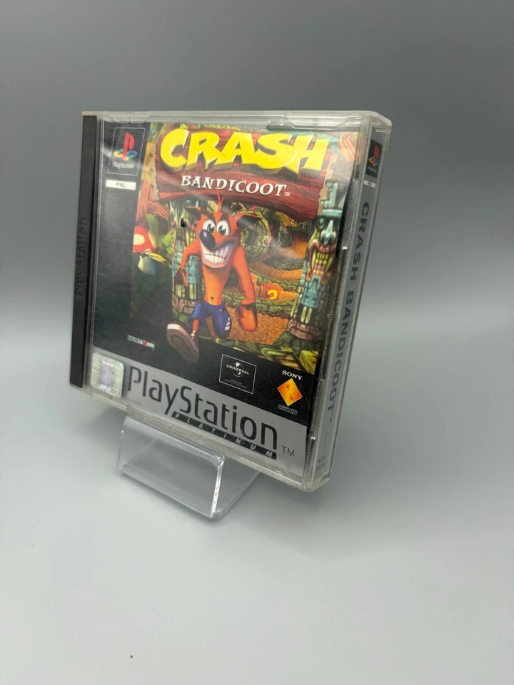 Crash Bandicoot ps1 Platinum –Sony PlayStation 1 PS1 - Photo 3/4
