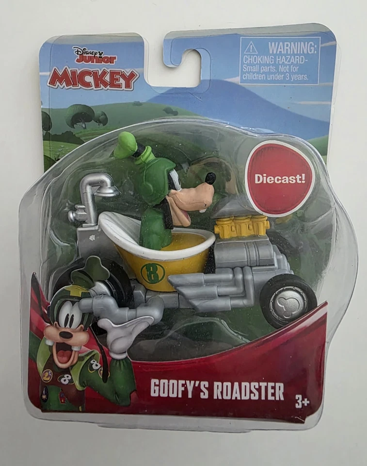 Disney Jr Set of 5 Diecast Roadsters Mickey Minnie Donald & Goofy 2021 - Image 4 of 4