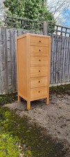 Original Habitat Radius Solid Oak 6 Drawer Chest of Drawers Storage Tallboy